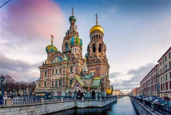Gemstone mosaics of Church of the Savior on Spilled Blood